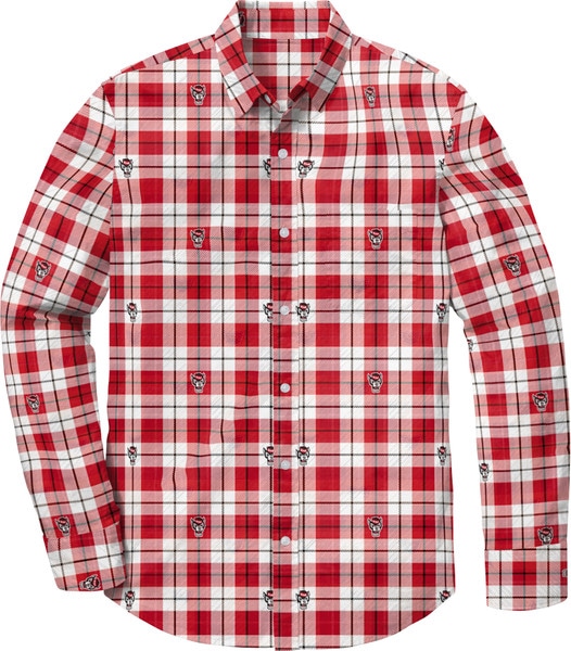 Red/White Custom Flannel Shirt - Al